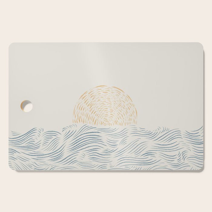 Line Abstraction landscape 001  Cutting Board Gallery Image 1