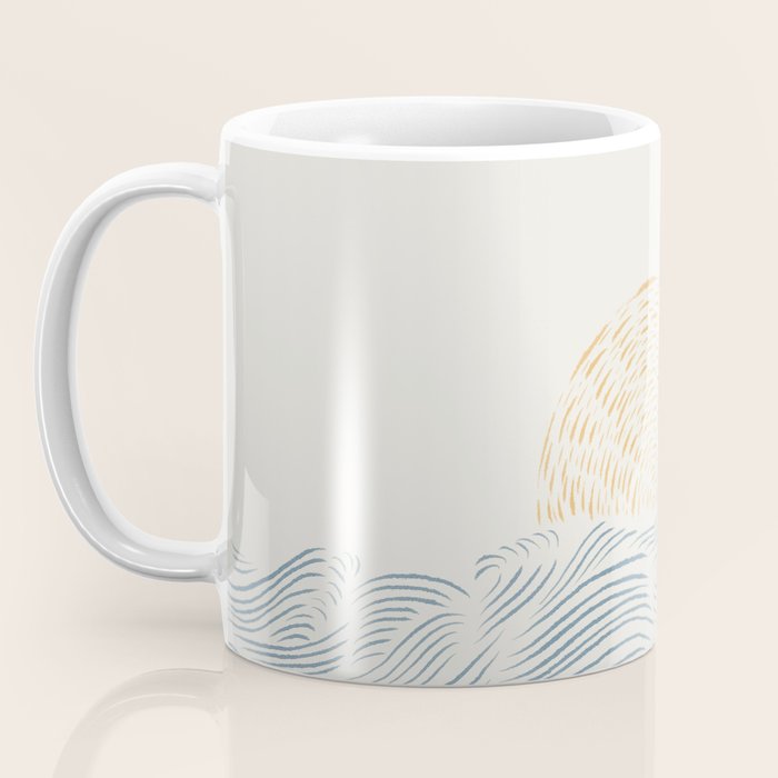 Line Abstraction landscape 001  Coffee Mug Gallery Image 3