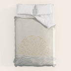 Line Abstraction landscape 001  Duvet Cover Gallery Image 6