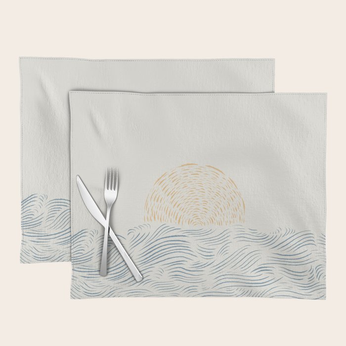 Line Abstraction landscape 001  Placemat Gallery Image 1