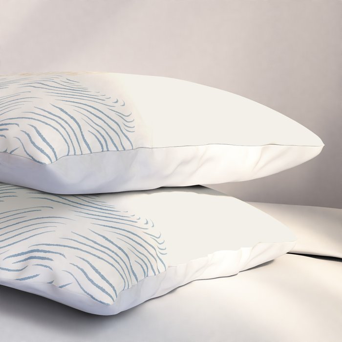 Line Abstraction landscape 001  Pillow Sham Gallery Image 3