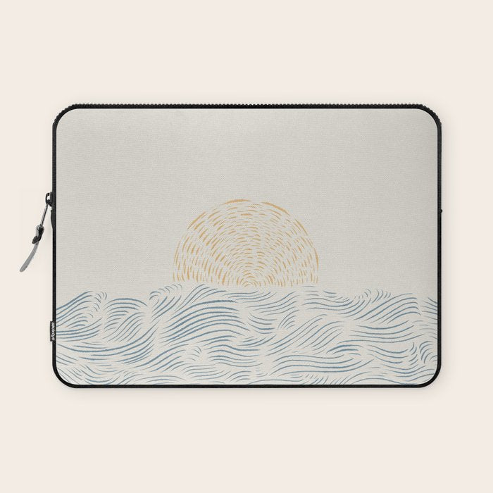 Line Abstraction landscape 001  Laptop Sleeve Gallery Image 1