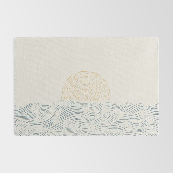 Line Abstraction landscape 001  Rug Gallery Image 2
