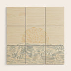 Line Abstraction landscape 001  Wood Wall Art Gallery Image 1
