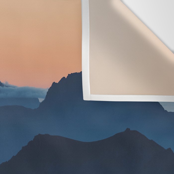 Hike More Worry Less - Landscape and Nature Photography Wall Tapestry Gallery Image 3