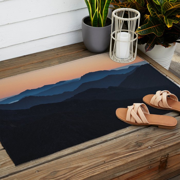 Hike More Worry Less - Landscape and Nature Photography Outdoor Rug Gallery Image 2