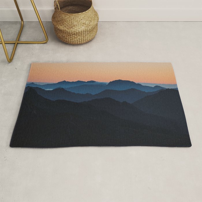 Hike More Worry Less - Landscape and Nature Photography Rug Gallery Image 1