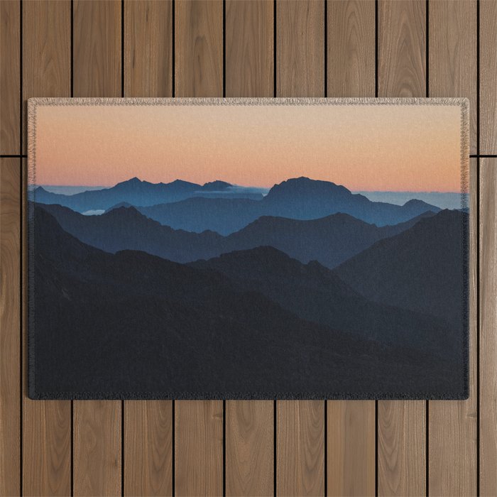 Hike More Worry Less - Landscape and Nature Photography Outdoor Rug Gallery Image 1