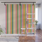 Classic Stripes XIX - Boho Vintage Wall Mural Gallery Image 1