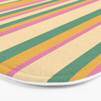 Classic Stripes XIX - Boho Vintage Bath Mat Gallery Image 3