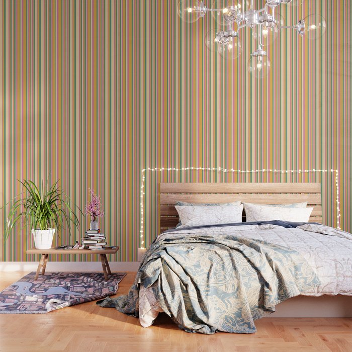 Classic Stripes XIX - Boho Vintage Wallpaper Gallery Image 3