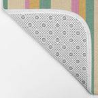 Classic Stripes XIX - Boho Vintage Bath Mat Gallery Image 2