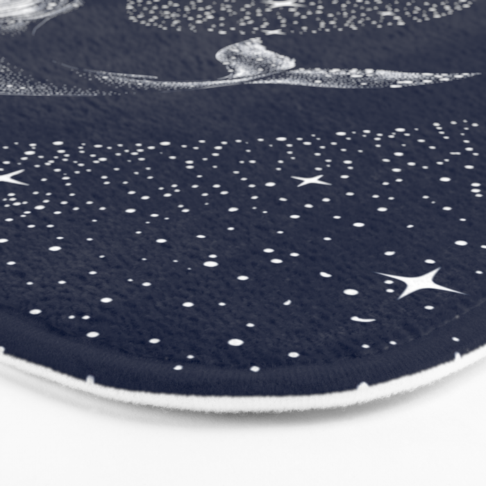 starry whale Bath Mat Gallery Image 3