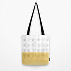 Abstract mustard shape and points Tote Bag Gallery Image 2