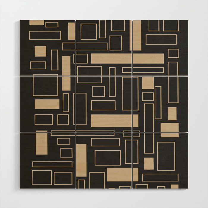 Lines in Motion 2 Wood Wall Art Gallery Image 1