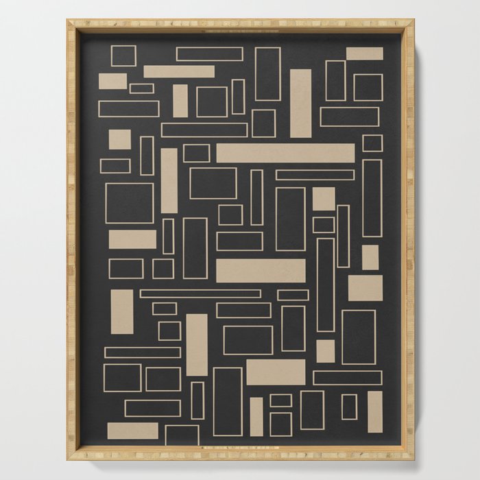 Lines in Motion 2 Serving Tray Gallery Image 1