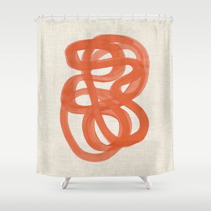 Sunset Streaks Shower Curtain Gallery Image 1