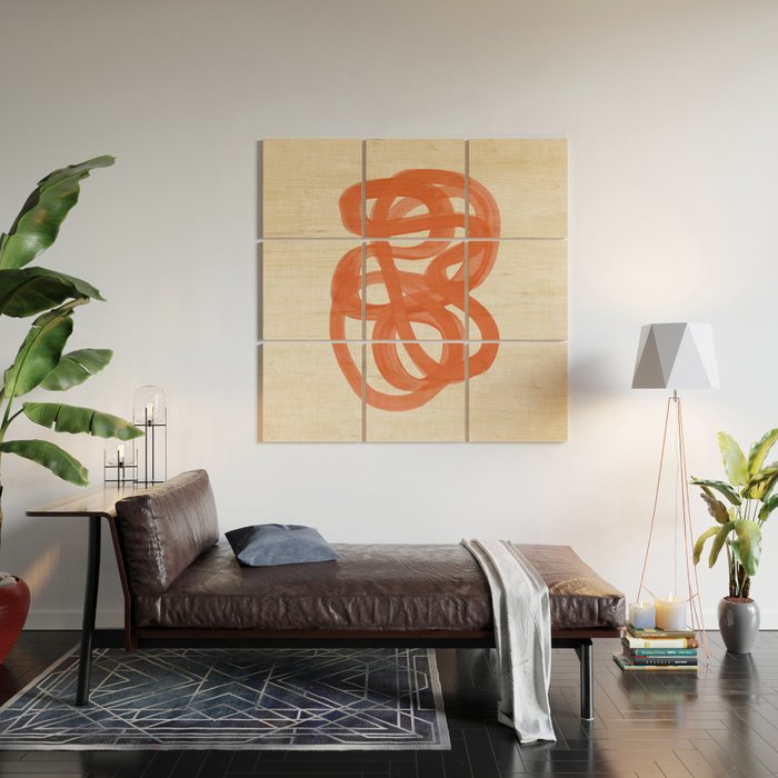 Sunset Streaks Wood Wall Art Gallery Image 2