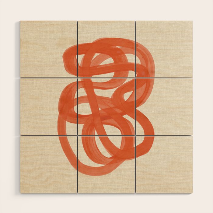 Sunset Streaks Wood Wall Art Gallery Image 1