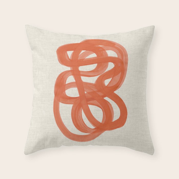 Sunset Streaks Throw Pillow Gallery Image 1