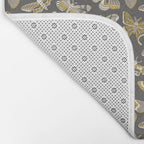 Moths Bath Mat Gallery Image 2