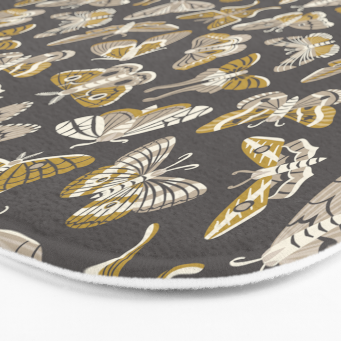 Moths Bath Mat Gallery Image 3