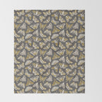Moths Throw Blanket Gallery Image 2