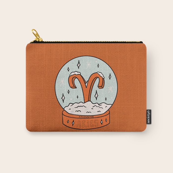 Aries Snow Globe Carry All Pouch Gallery Image 1
