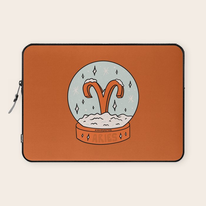 Aries Snow Globe Laptop Sleeve Gallery Image 1