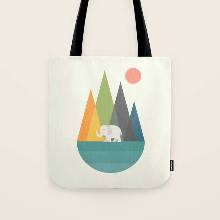 Walk In Peace Tote Bag Gallery Image 1