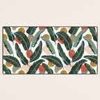 Modern banana leaf Desk Mat Gallery Image 3