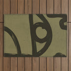 Abstract Line Art Eye 2 Outdoor Rug Gallery Image 1