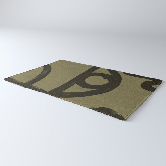 Abstract Line Art Eye 2 Rug Gallery Image 3