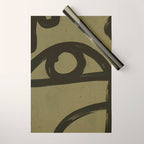 Abstract Line Art Eye 2 Wrapping Paper Gallery Image 1