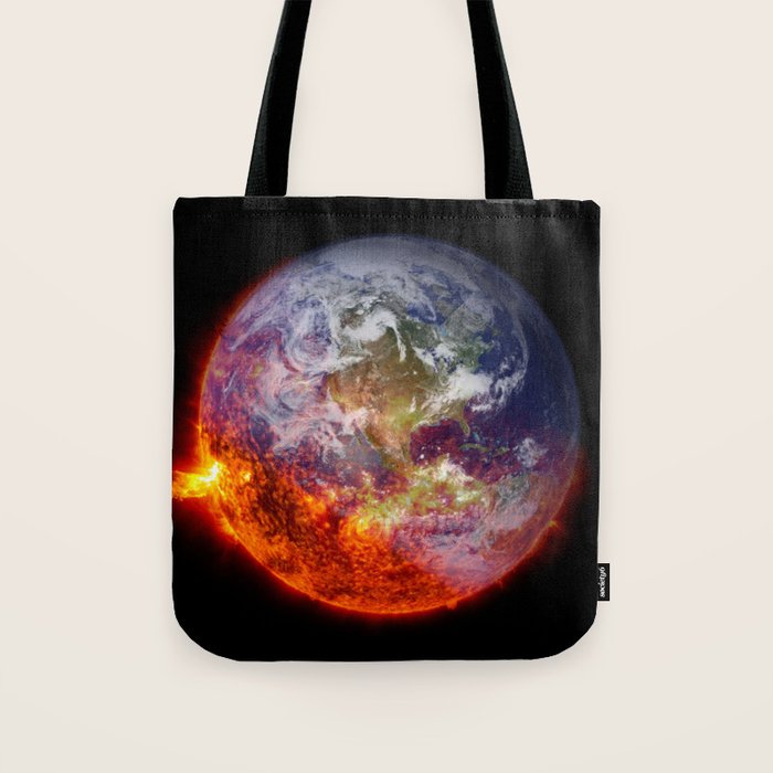Global Warming Climate Change Tote Bag Gallery Image 1