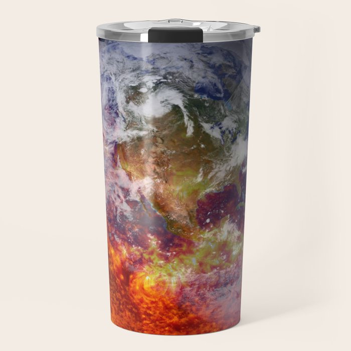 Global Warming Climate Change Travel Mug Gallery Image 1