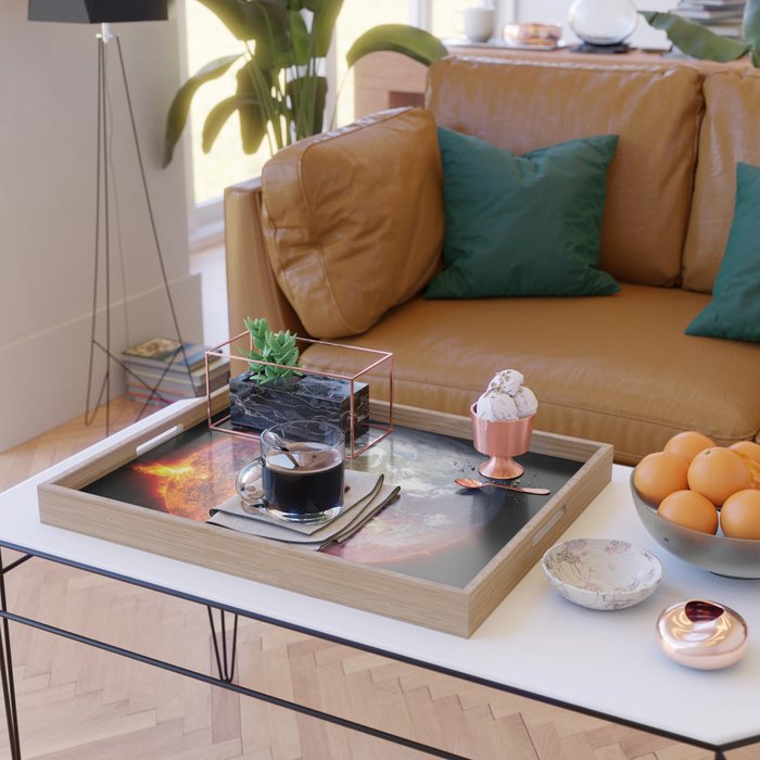 Global Warming Climate Change Serving Tray Gallery Image 2