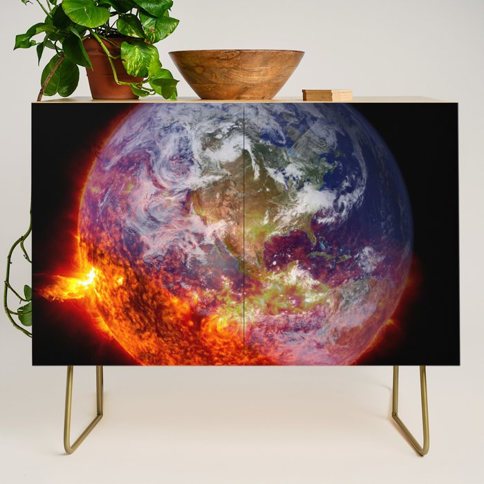 Global Warming Climate Change Credenza Gallery Image 1
