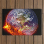 Global Warming Climate Change Outdoor Rug Gallery Image 1