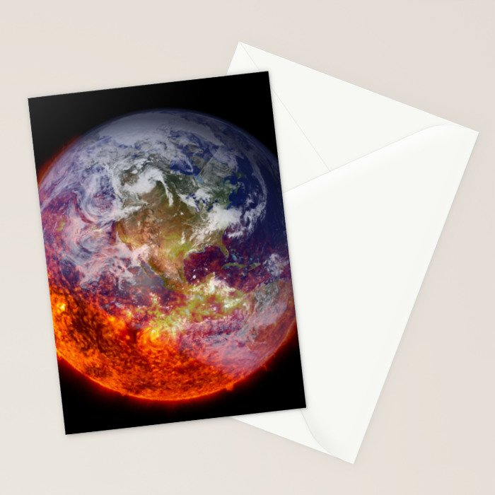 Global Warming Climate Change Stationery Card Gallery Image 2