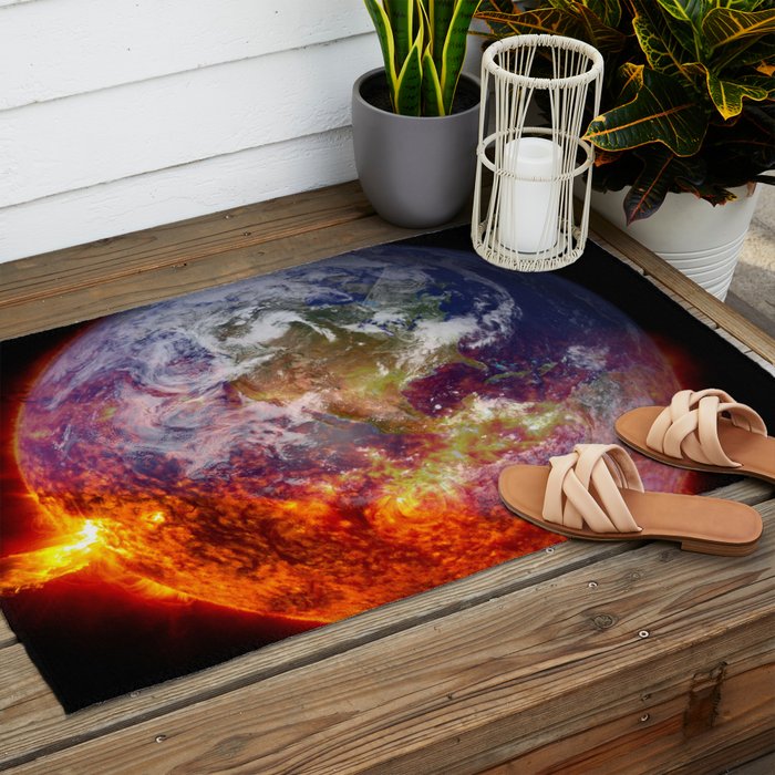Global Warming Climate Change Outdoor Rug Gallery Image 2