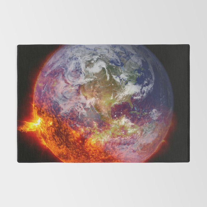 Global Warming Climate Change Rug Gallery Image 2