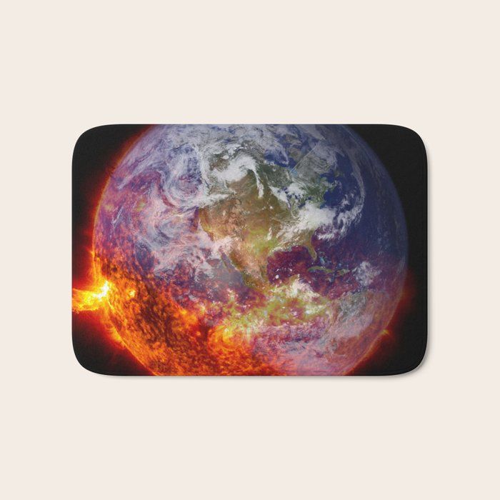 Global Warming Climate Change Bath Mat Gallery Image 1