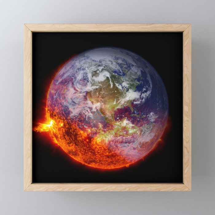 Global Warming Climate Change Mini Art Print Gallery Image 1