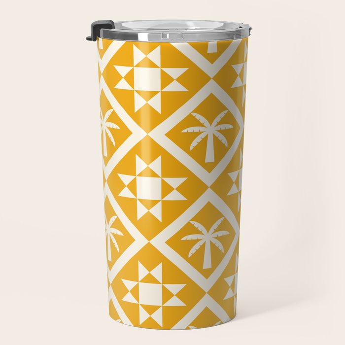 Bohemian Geometric Pattern 03B Travel Mug Gallery Image 3