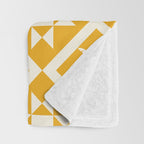 Bohemian Geometric Pattern 03B Throw Blanket Gallery Image 3