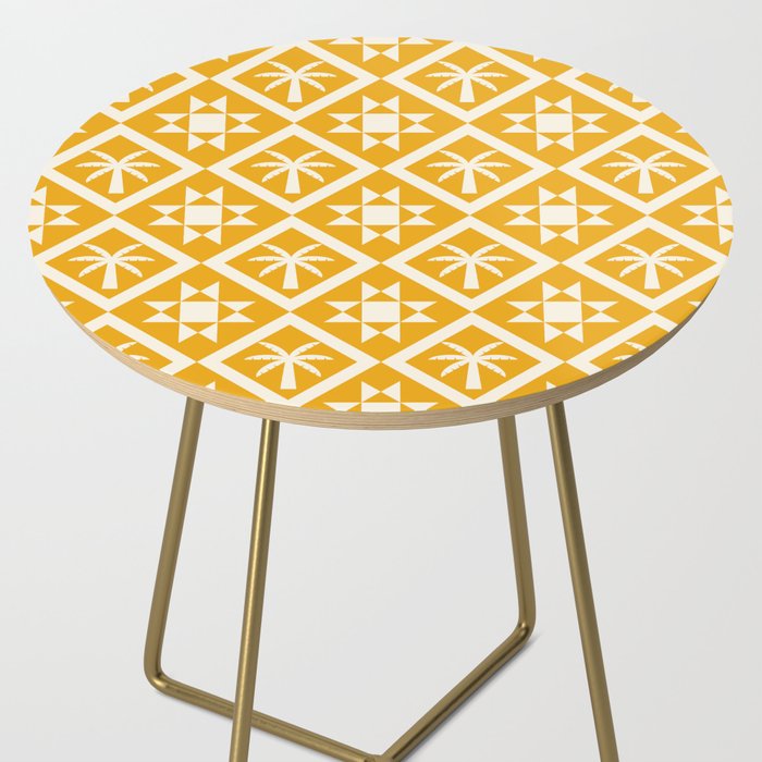 Bohemian Geometric Pattern 03B Side Table Gallery Image 2
