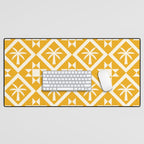 Bohemian Geometric Pattern 03B Desk Mat Gallery Image 1