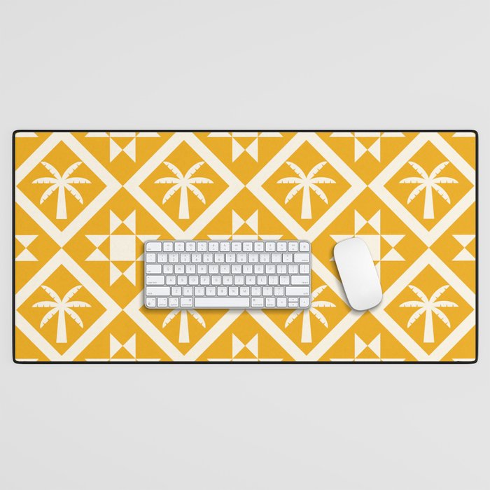 Bohemian Geometric Pattern 03B Desk Mat Gallery Image 1