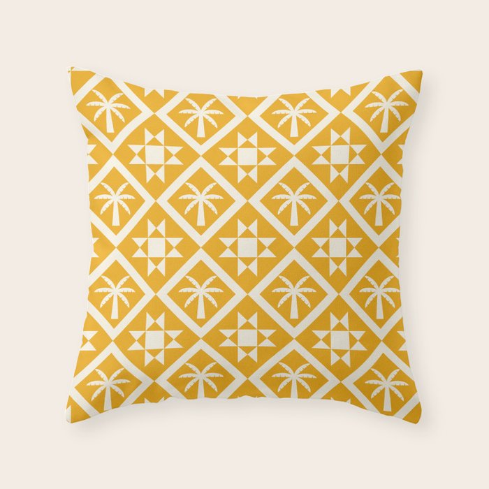 Bohemian Geometric Pattern 03B Throw Pillow Gallery Image 6
